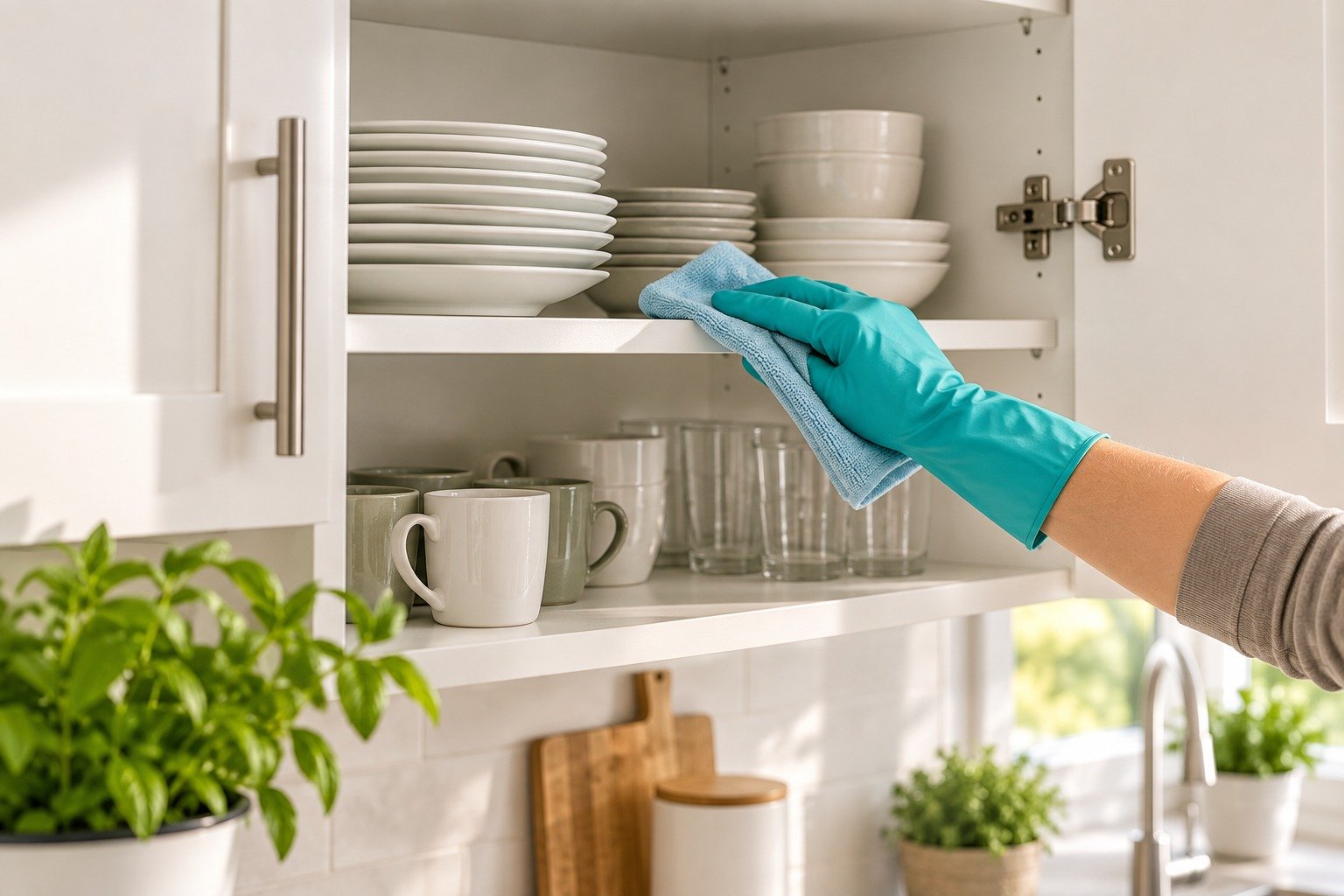 FiConn Grundreinigung Schrank Web